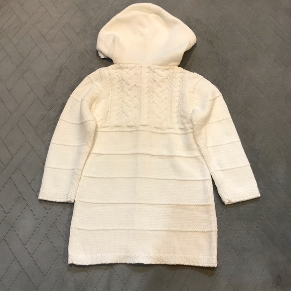 NWT Janie and Jack Long cable knit sweater Sz 4T - Picture 2 of 5